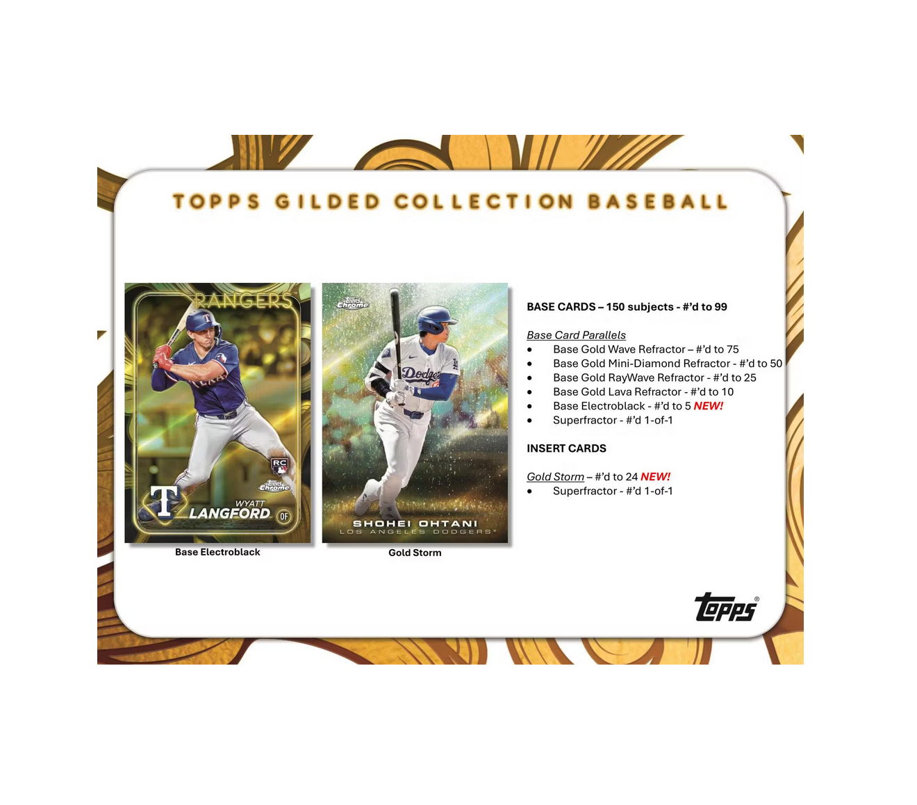 2024 Topps Gilded Collection Baseball Hobby Box