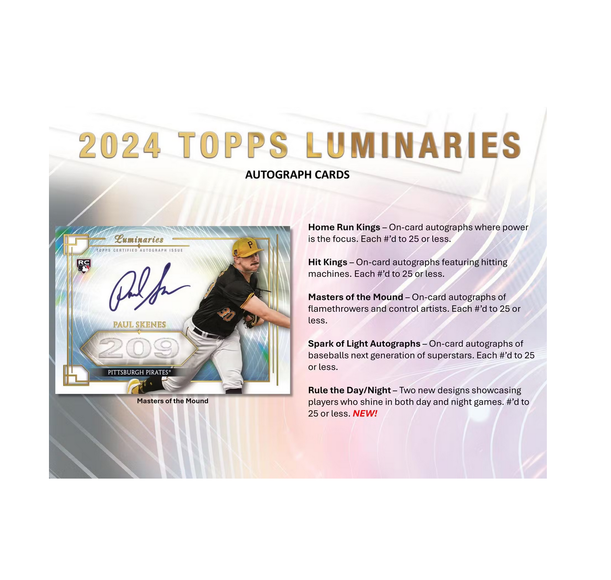 2024 Topps Luminaries Baseball Hobby Box