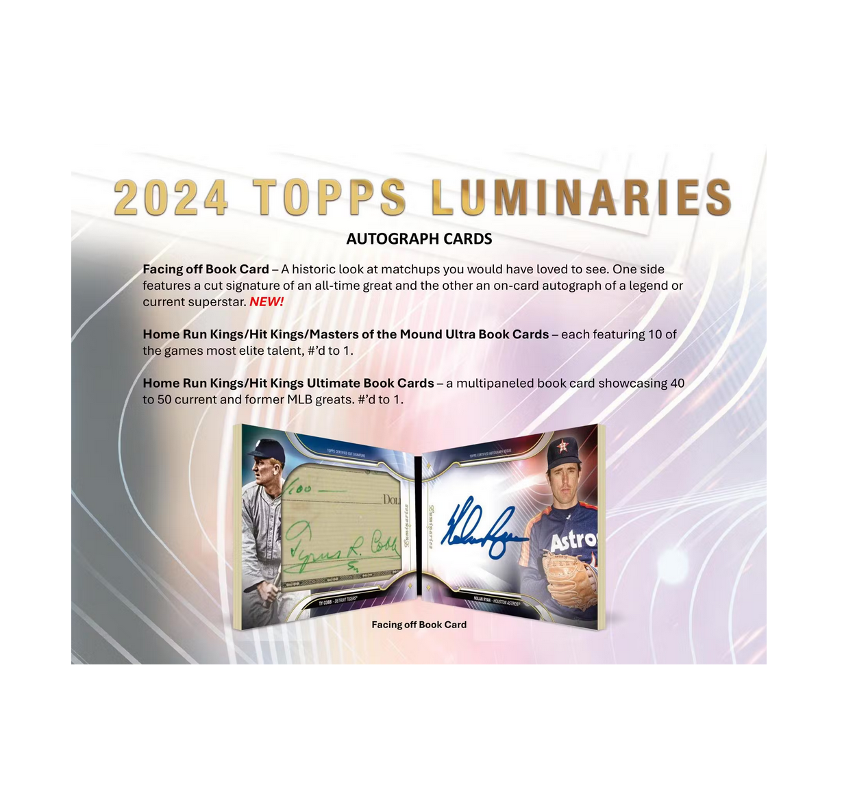 2024 Topps Luminaries Baseball Hobby 6-Box Case