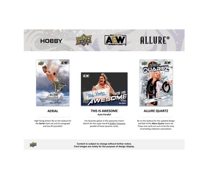 2024 Upper Deck AEW Allure Wrestling Hobby 18-Box Case