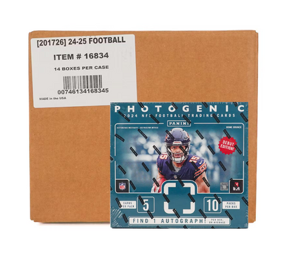 2024 Panini Photogenic Football Hobby 14-Box Case