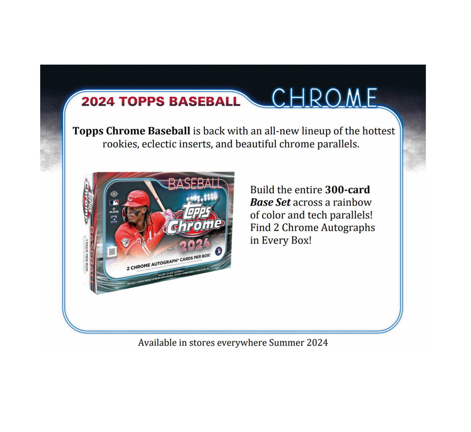 2024 Topps Chrome Baseball Delight 6-Box Case