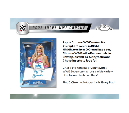 2025 Topps Chrome WWE Hobby Box