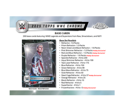 2025 Topps Chrome WWE Hobby Box