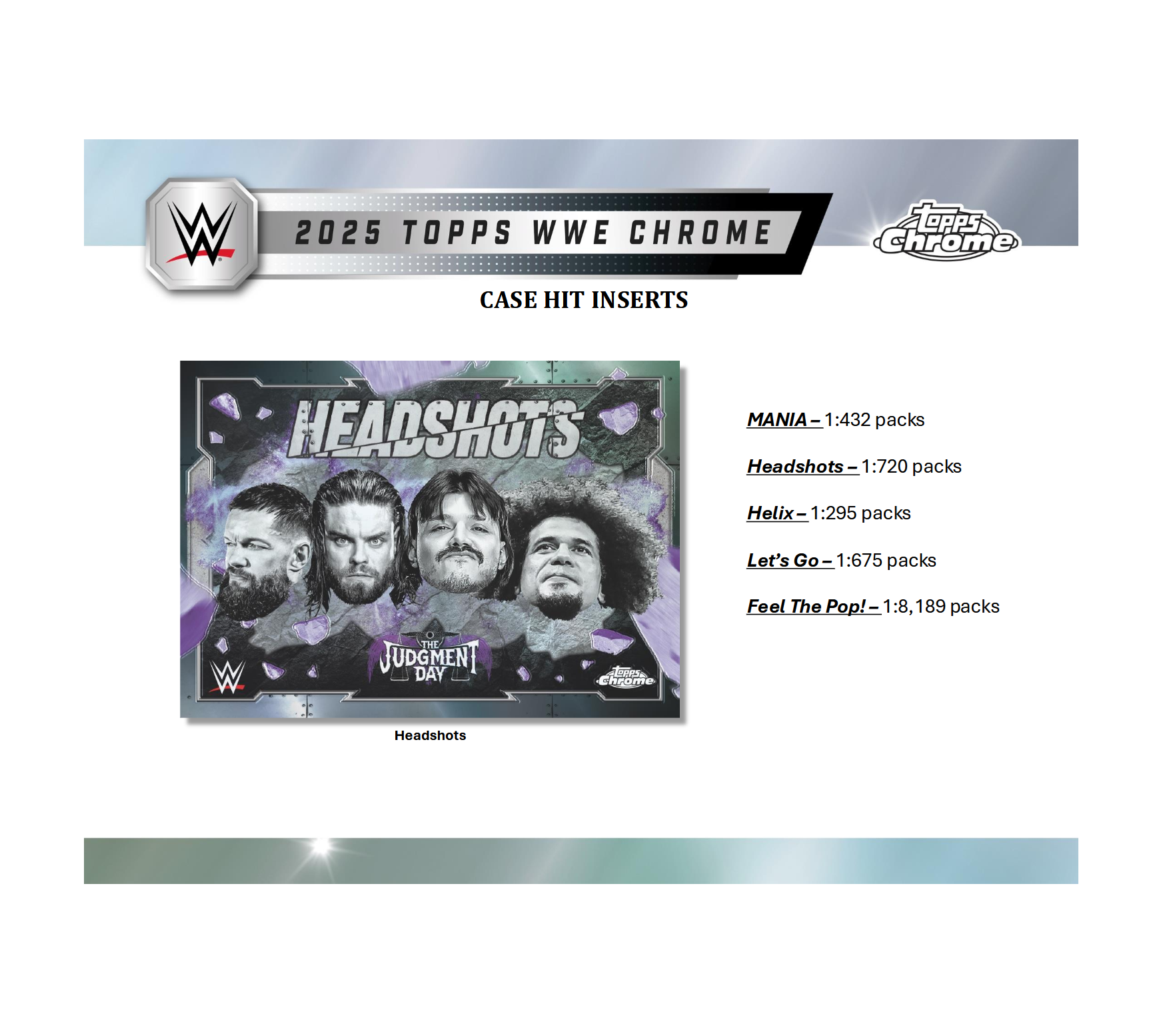 2025 Topps Chrome WWE Hobby Box