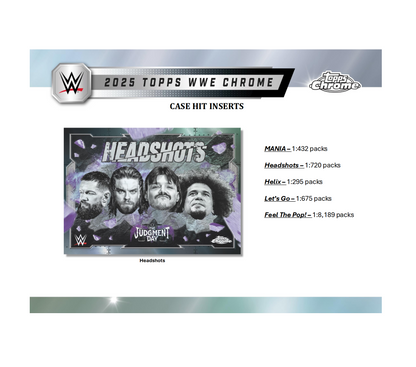 2025 Topps Chrome WWE Hobby Box