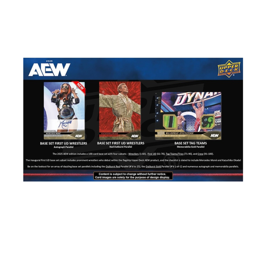 2025 Upper Deck AEW Wrestling Hobby 12-Box Case