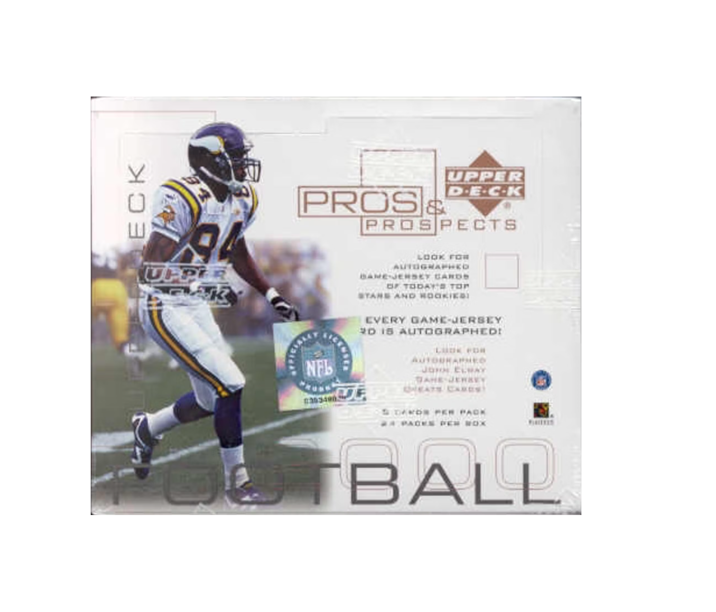 2000 Upper Deck Pros & Prospects Football Hobby Box