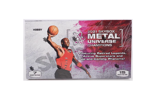 2021 Skybox Metal Universe Champions Hobby 16 Box Case