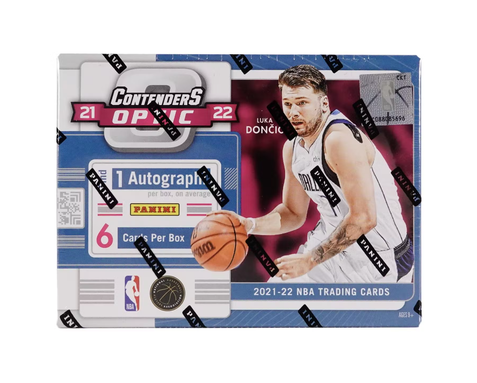 2021-22 Panini Contenders Optic Basketball Hobby 10 Box Inner Case