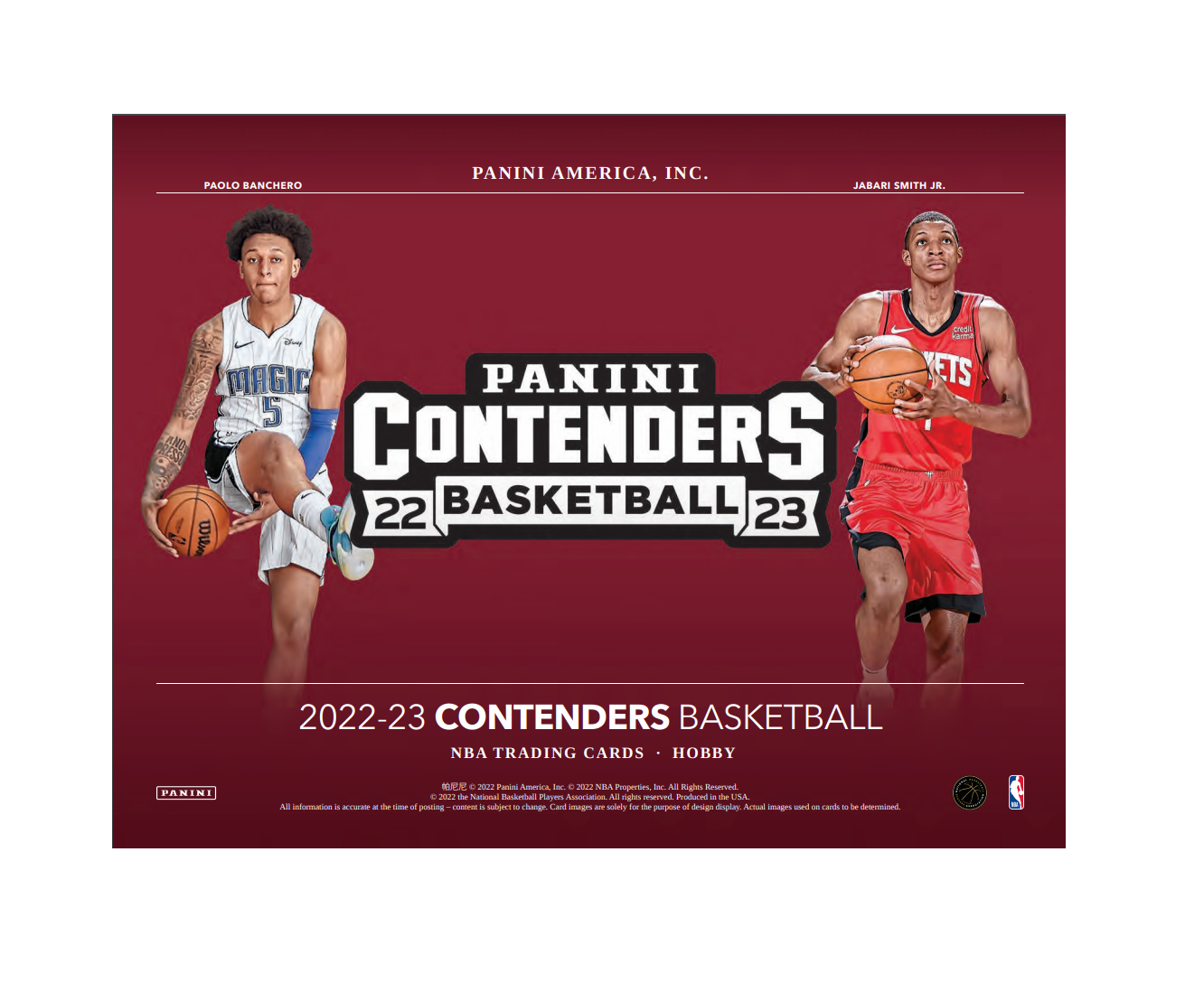 2022-23 Panini Contenders Basketball Hobby Box