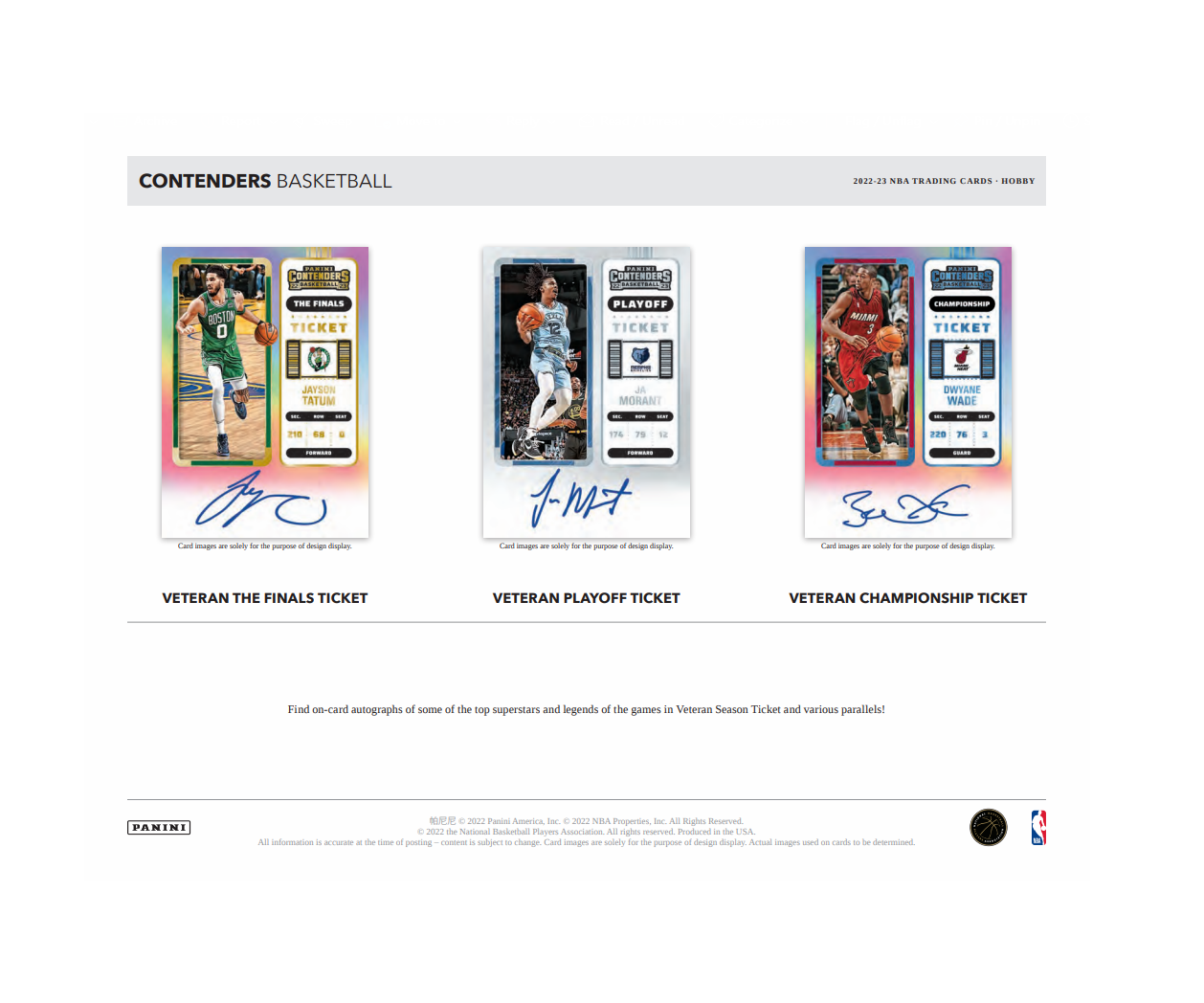 2022-23 Panini Contenders Basketball Hobby Box