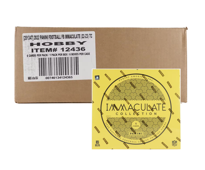 2022 Panini Immaculate Football 6 Box Hobby Case