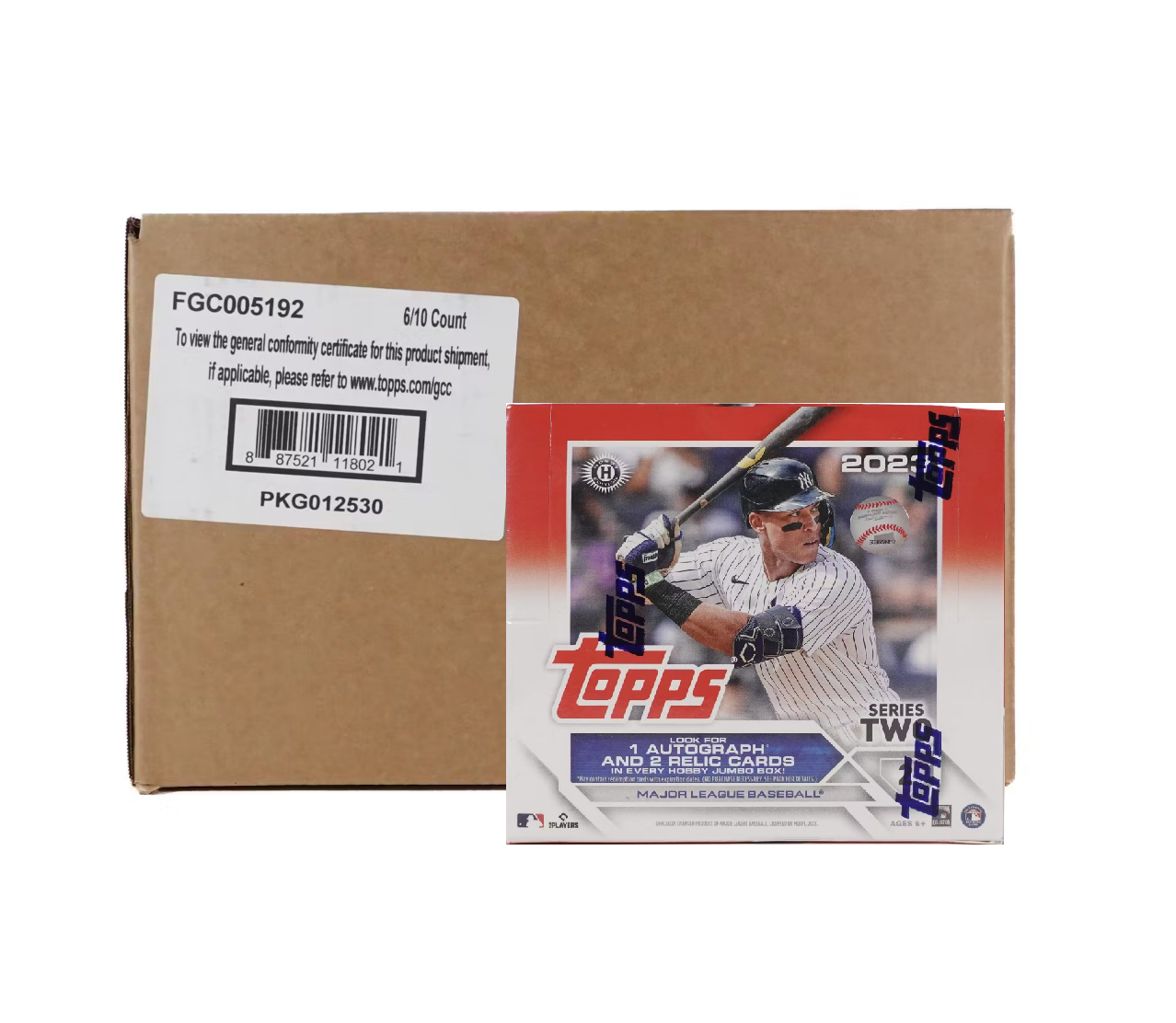 2023 Topps Series 2 Baseball Hobby Jumbo 6-Box Case