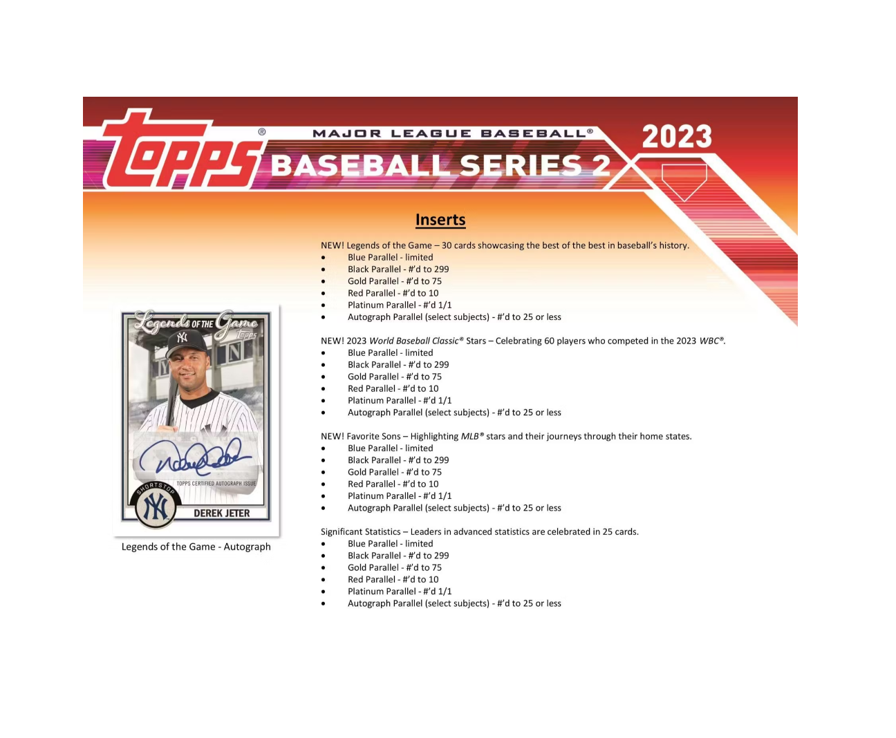 2023 Topps Series 2 Baseball Hobby Jumbo 6-Box Case