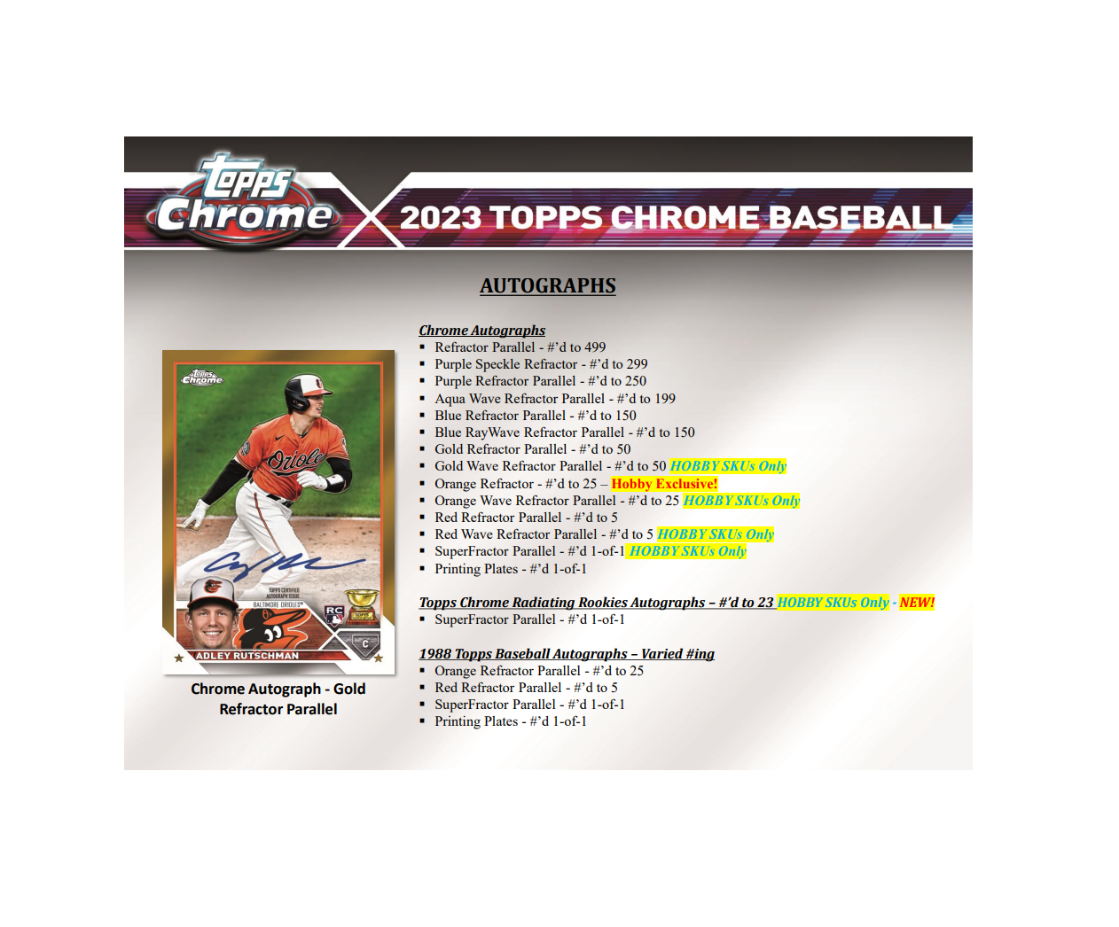 2023 Topps Chrome Baseball Hobby 12 Box Case