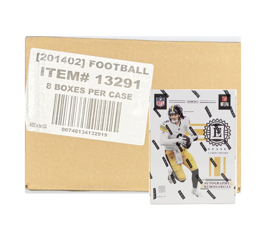 2022 Panini Encased Football Hobby 8 Box Case