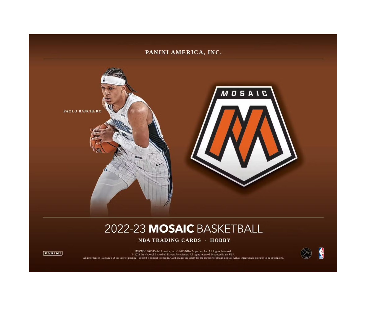 2022-23 Panini Mosaic Basketball Hobby 12 Box Case