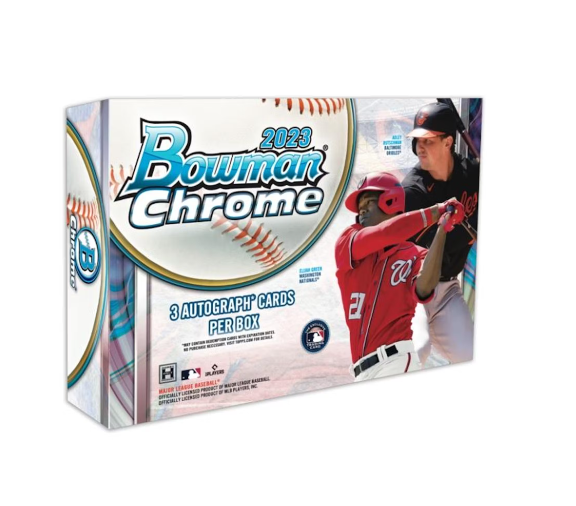 2023 Bowman Chrome Baseball HTA Choice 12 Box Case