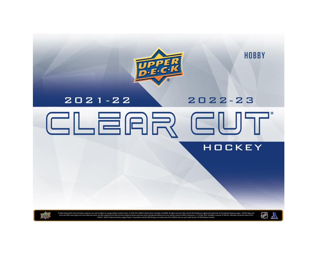 2022-23 Upper Deck Clear Cut Hockey Hobby 30-Box Case