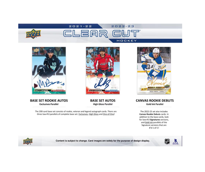 2022-23 Upper Deck Clear Cut Hockey Hobby 30-Box Case