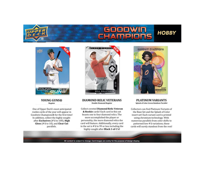 2023 Upper Deck Goodwin Champions Hobby 16-Box Case