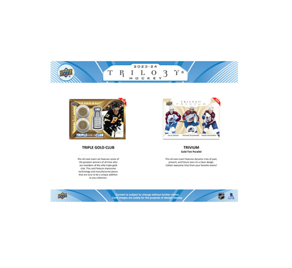 2023-24 Upper Deck Trilogy Hockey Hobby 20-Box Case