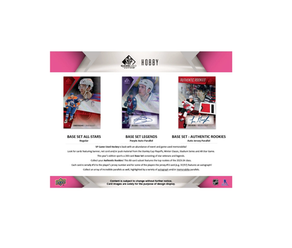 2023-24 Upper Deck SP Game Used Hockey Hobby 18-Box Case