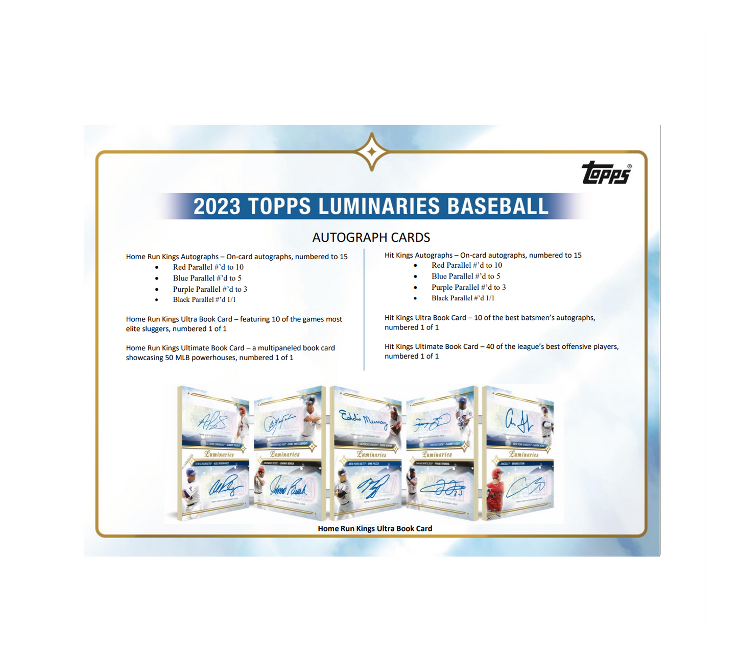 2023 Topps Luminaries Baseball Hobby Box