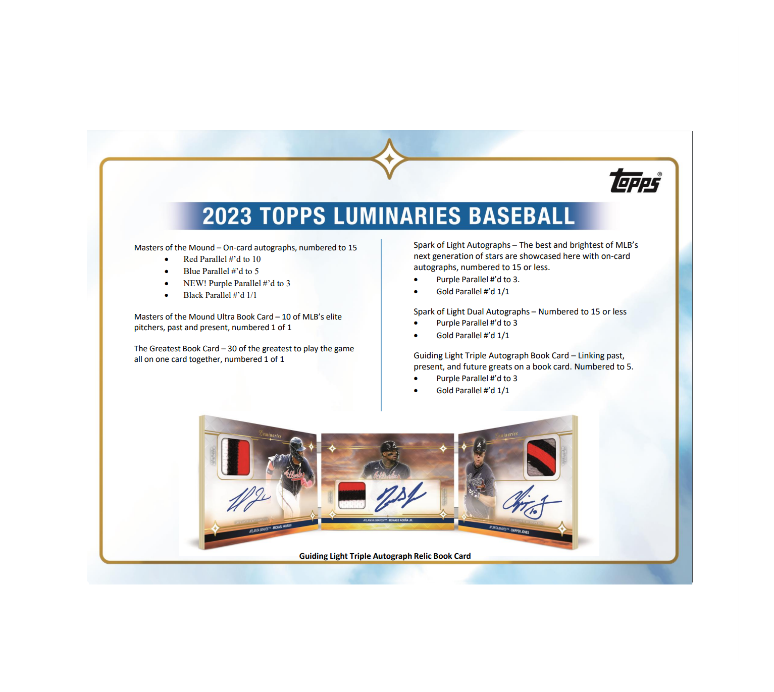 2023 Topps Luminaries Baseball Hobby Box