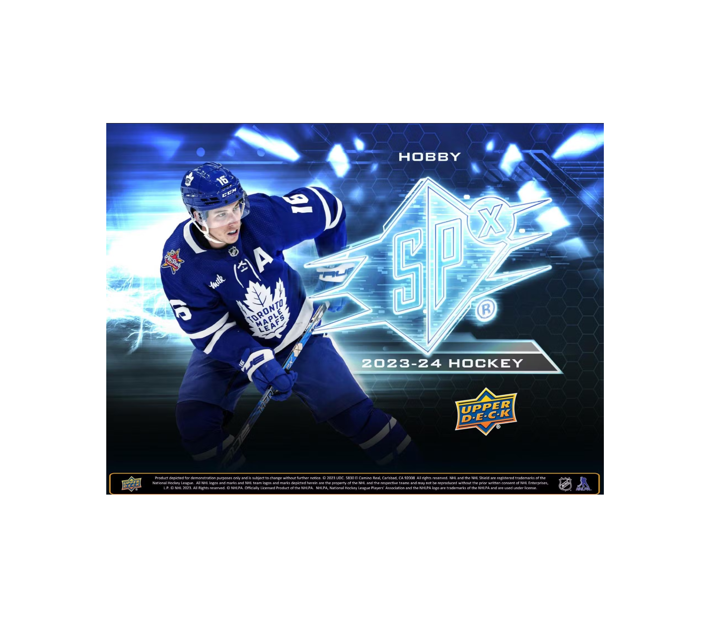 2023-24 Upper Deck SPx Hockey Hobby 20-Box Case