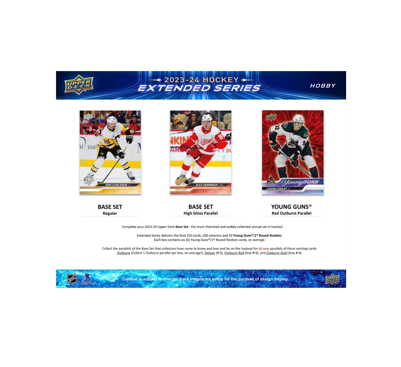 2023-24 Upper Deck Extended Series Hockey Hobby 12-Box Case