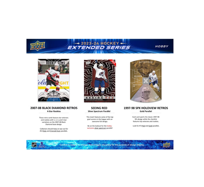 2023-24 Upper Deck Extended Series Hockey Hobby 12-Box Case