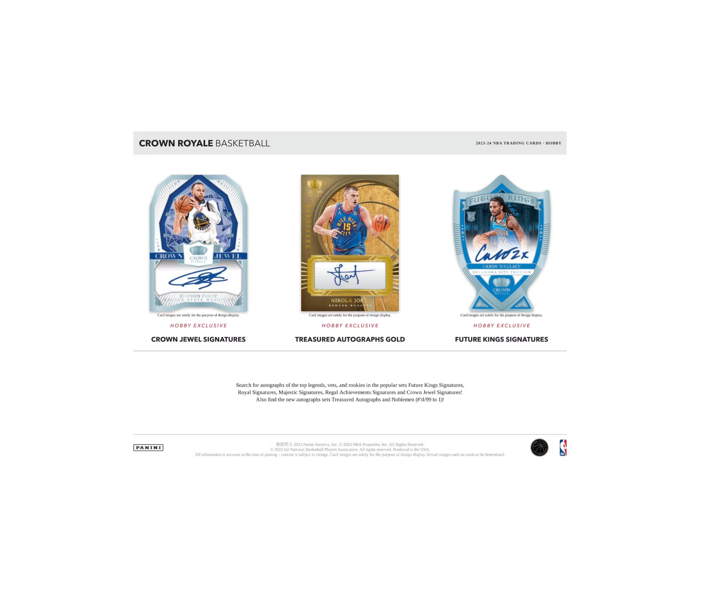 2023-24 Panini Crown Royale Basketball Hobby Box