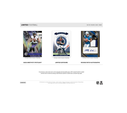 2023 Panini Limited Football Hobby 14-Box Case