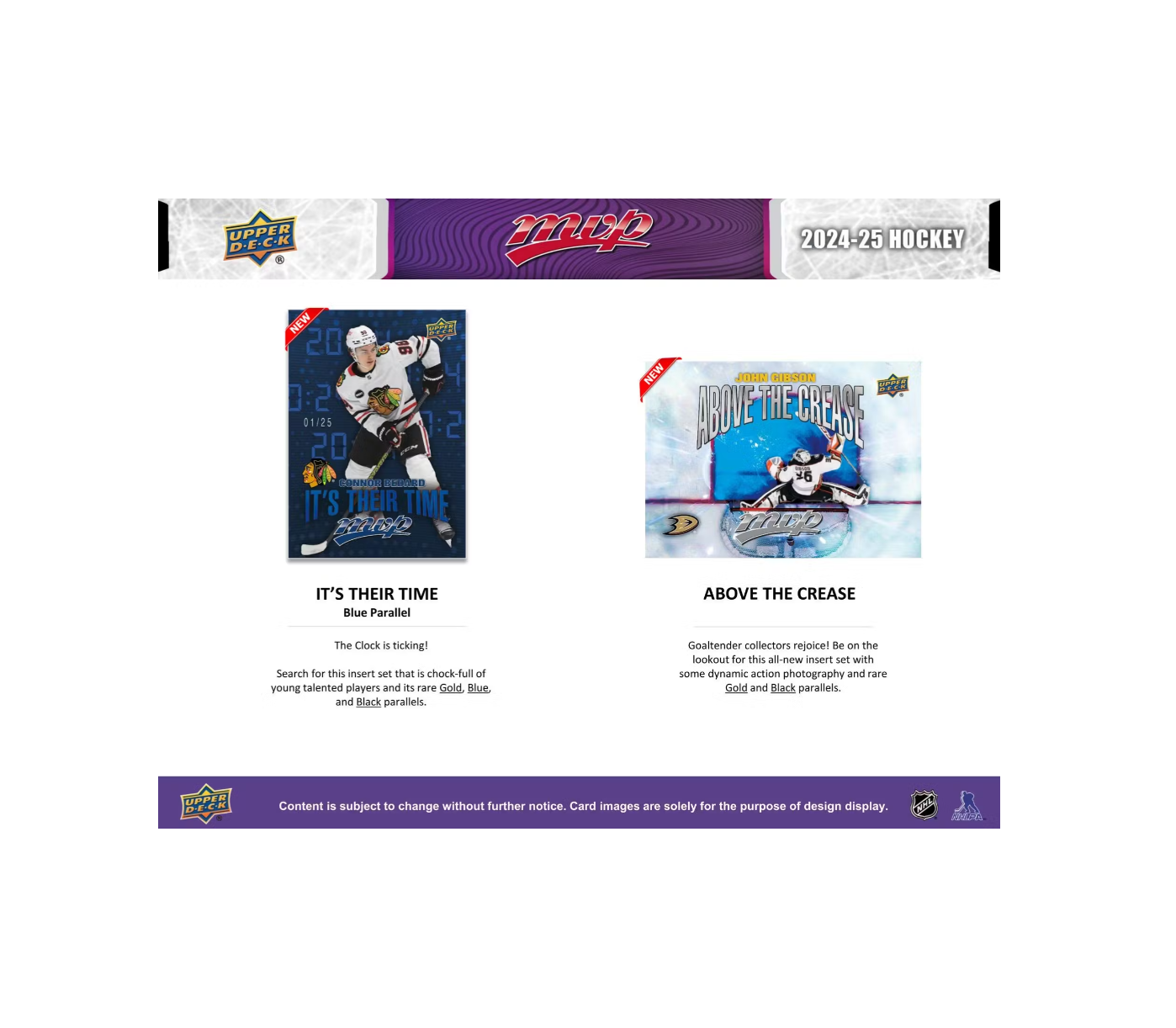 2024-25 Upper Deck MVP Hockey Hobby 20-Box Case