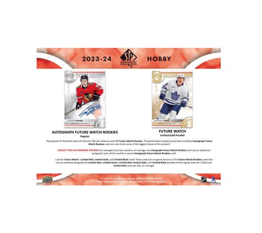 2023-24 Upper Deck SP Authentic Hockey Hobby 16-Box Case