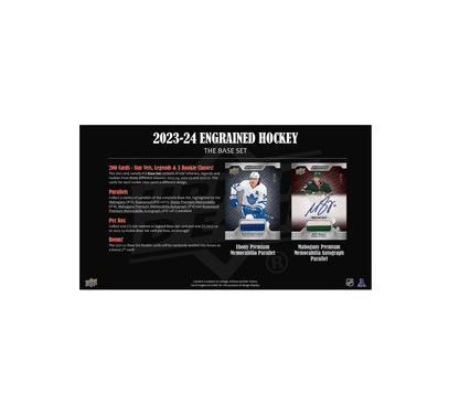 2023-24 Upper Deck Engrained Hockey Hobby 10-Box Case