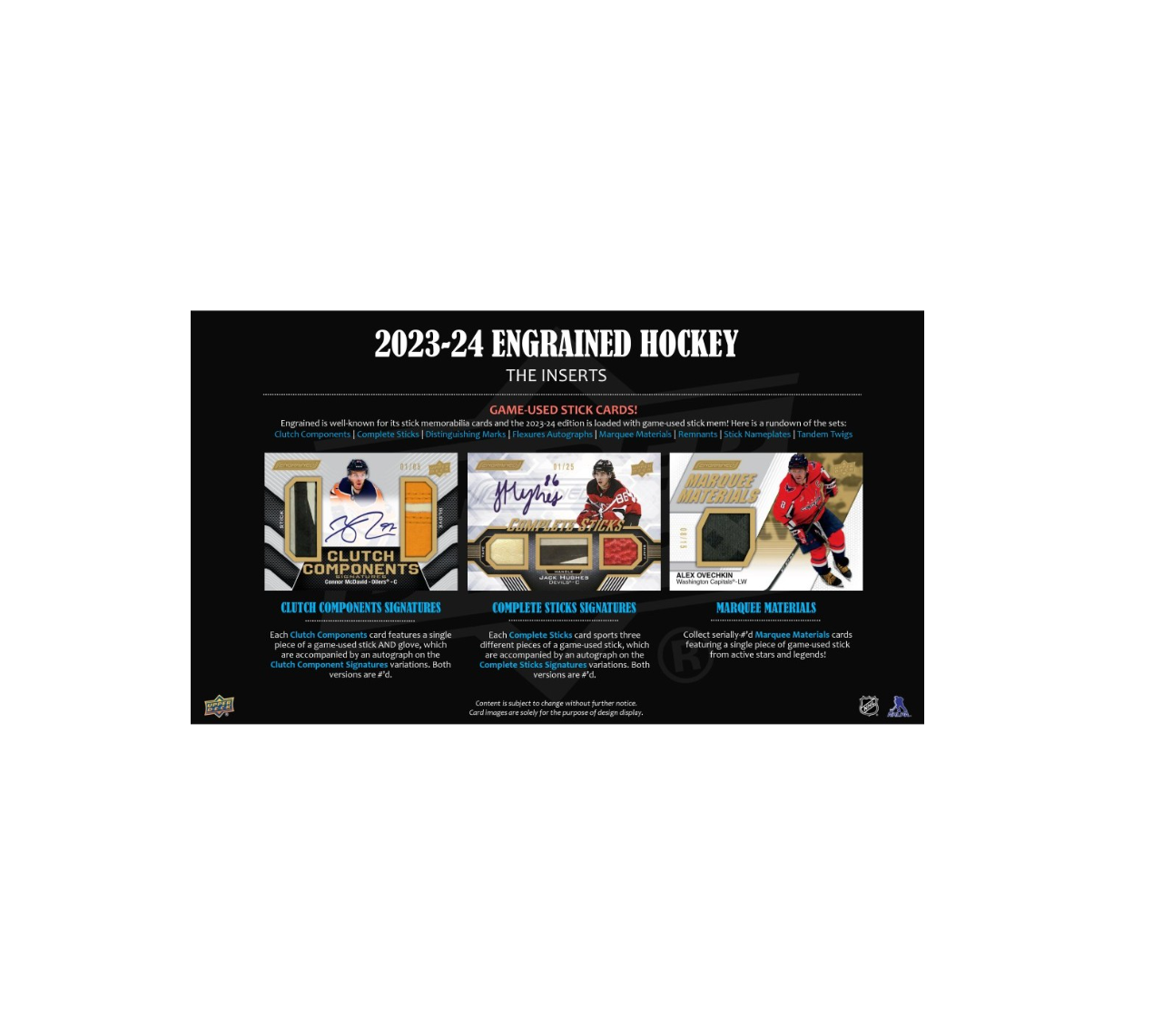 2023-24 Upper Deck Engrained Hockey Hobby 10-Box Case