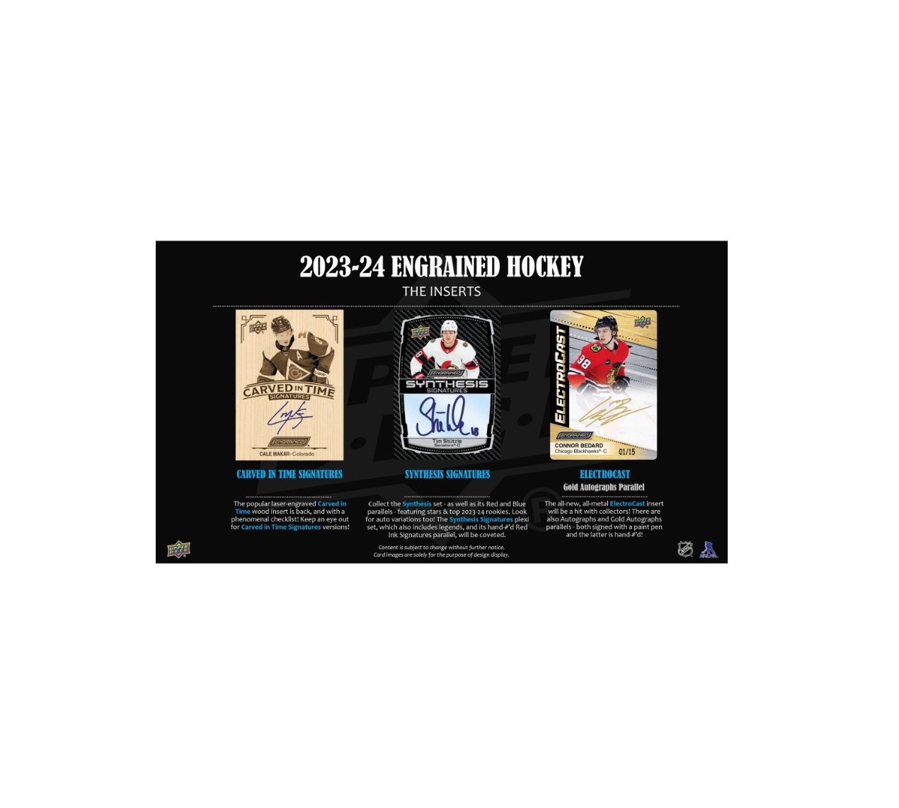 2023-24 Upper Deck Engrained Hockey Hobby 10-Box Case