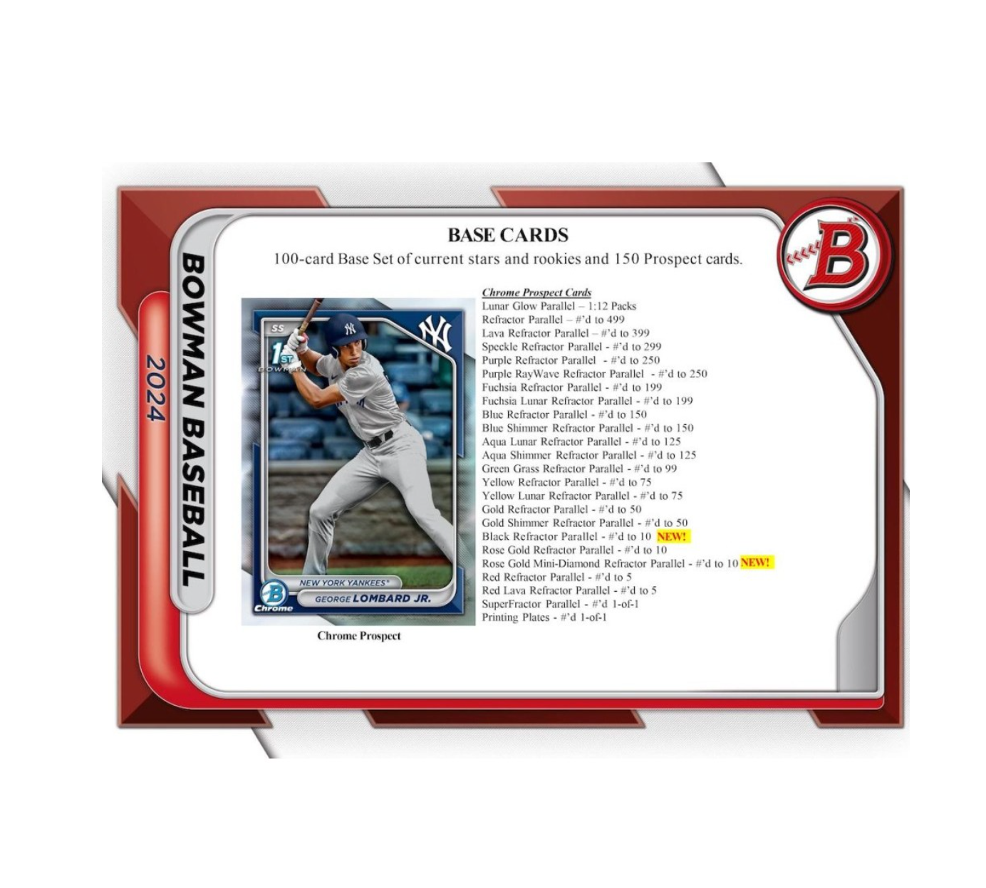 2024 Bowman Baseball Jumbo Box