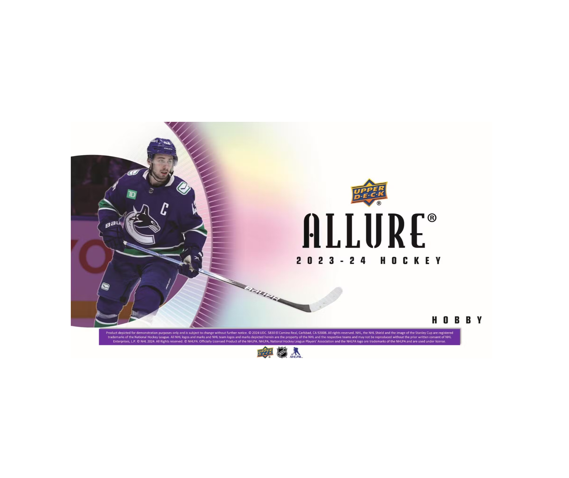 2023-24 Upper Deck Allure Hockey Hobby 18-Box Case