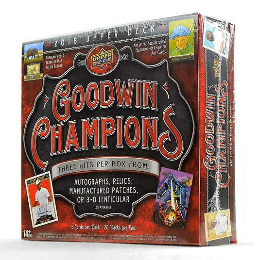 2018 Upper Deck Goodwin Champions Hobby Box